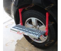 21-1/2"X7" Truck Tire Wheel Step Up Folding Ladder W/ Non Slip Step Platform